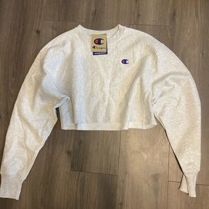 Champion Cropped Reverse Weave Sweatshirt